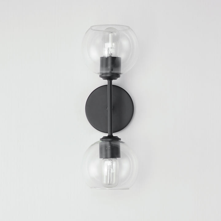 Knox 2-Light Wall Sconce Black alternate view