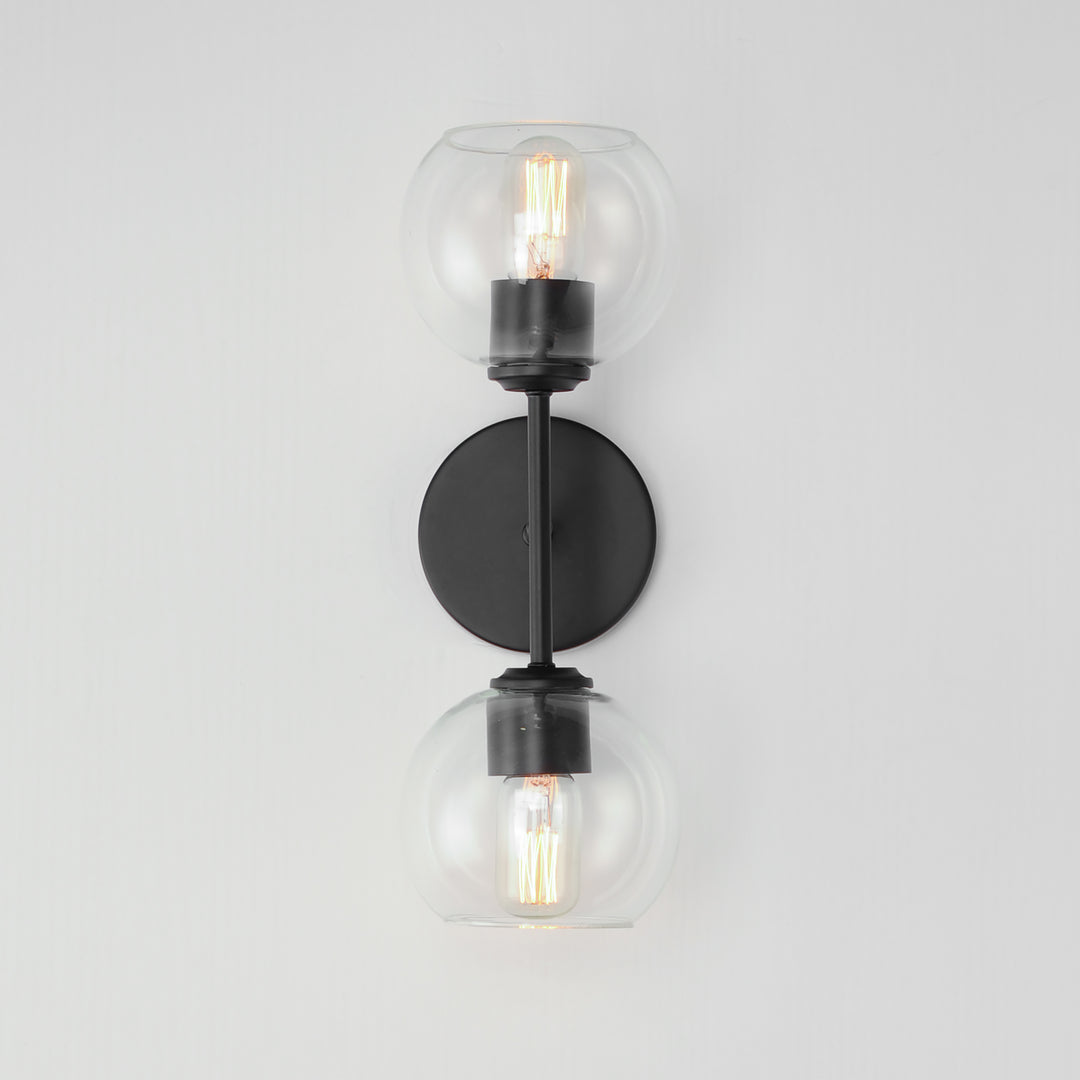 Knox 2-Light Wall Sconce Black alternate view