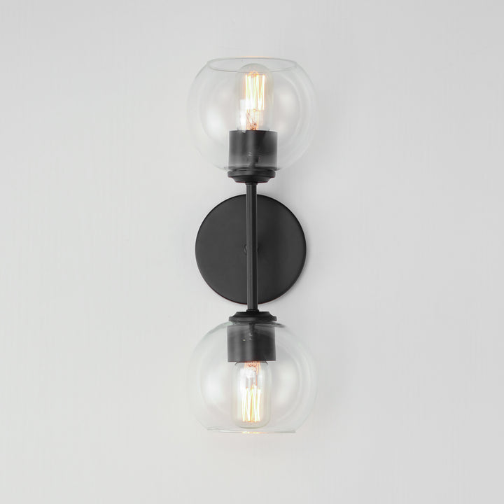Knox 2-Light Wall Sconce Black alternate view