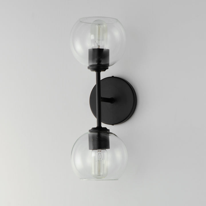 Knox 2-Light Wall Sconce Black alternate view
