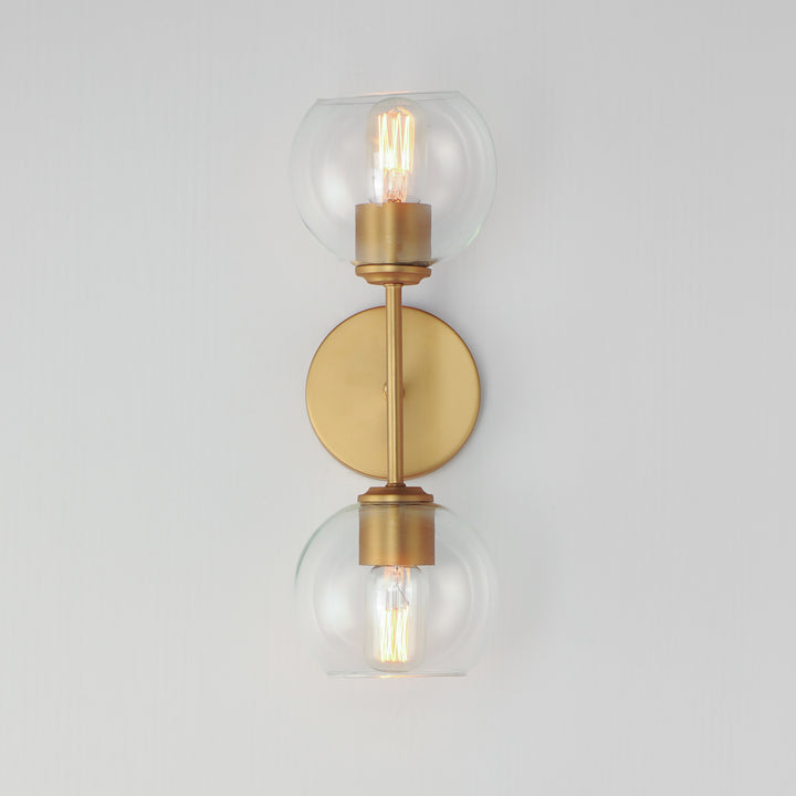 Knox 2-Light Wall Sconce Natural Aged Brass alternate view