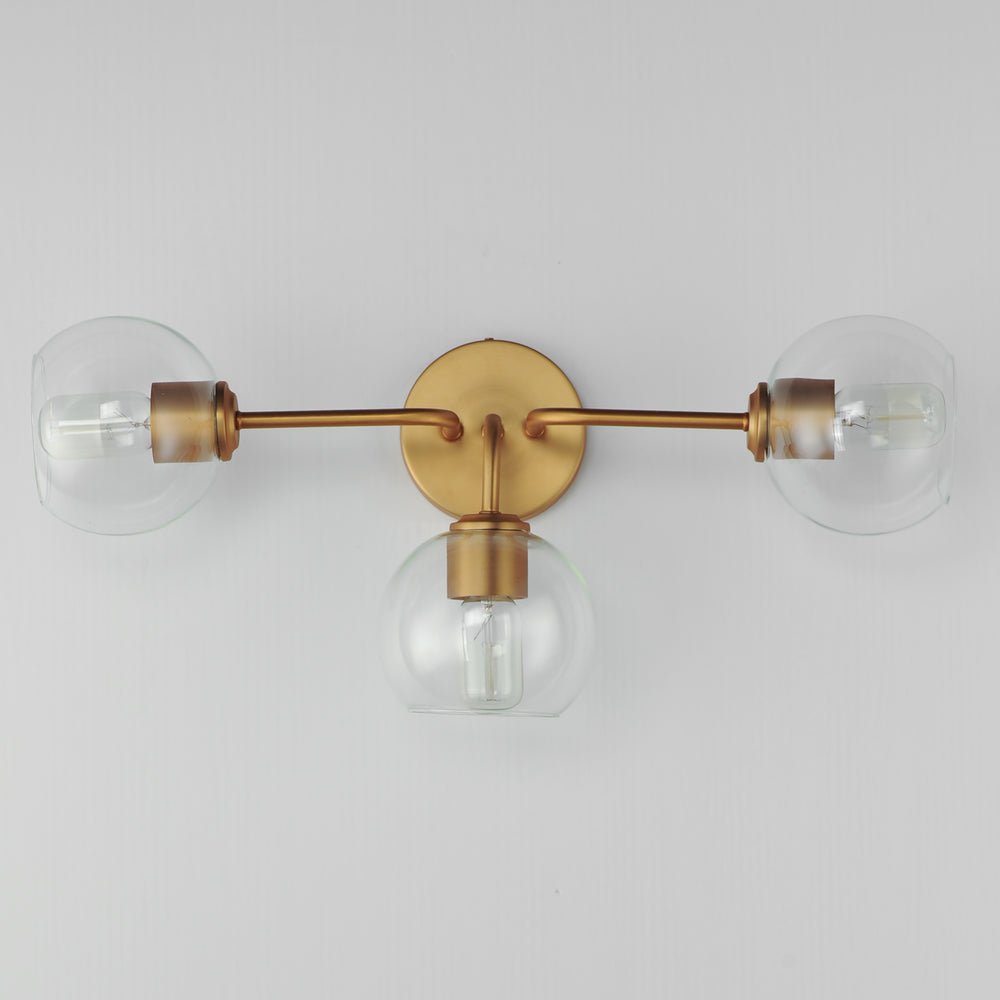 Knox 3-Light Bath Vanity Light Natural Aged Brass alternate view