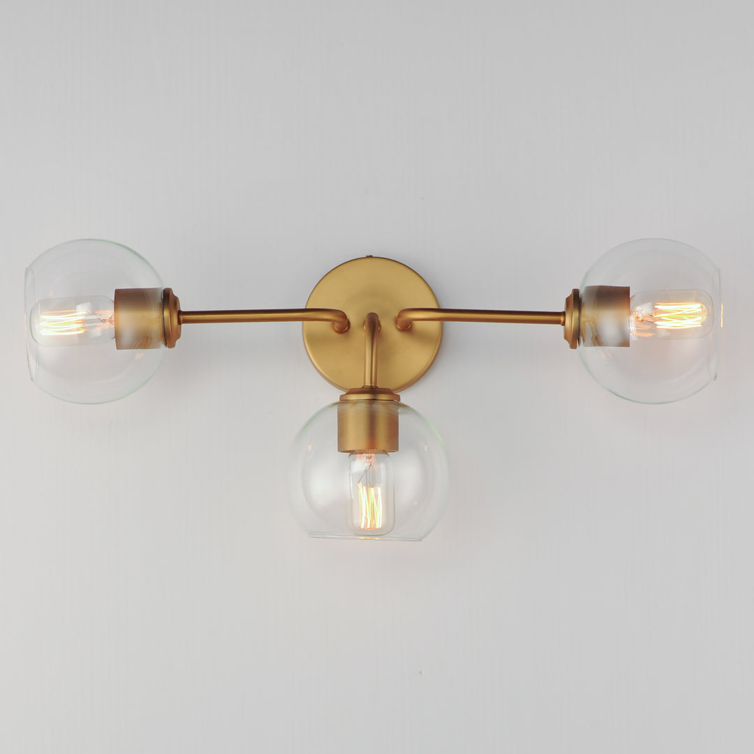 Knox 3-Light Bath Vanity Light Natural Aged Brass alternate view