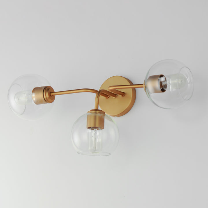 Knox 3-Light Bath Vanity Light Natural Aged Brass alternate view