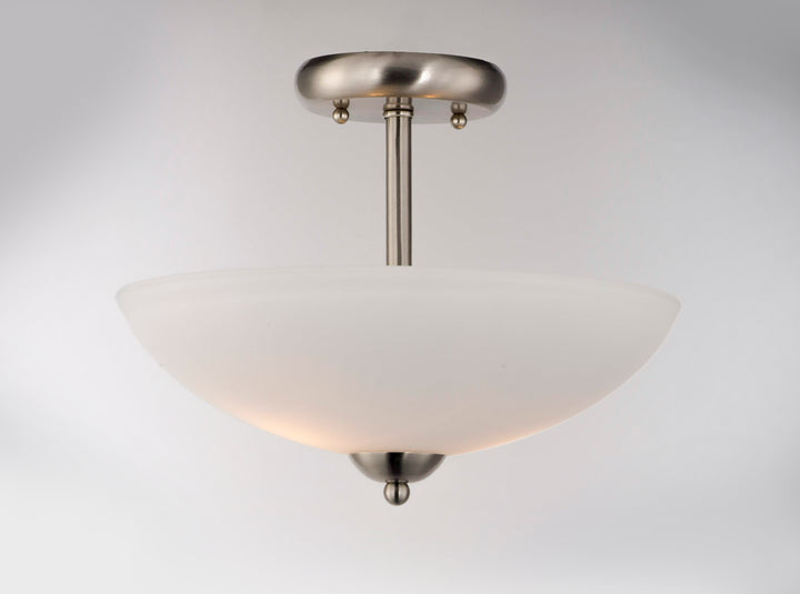 Taylor 2-Light Semi-Flush Mount Satin Nickel alternate view