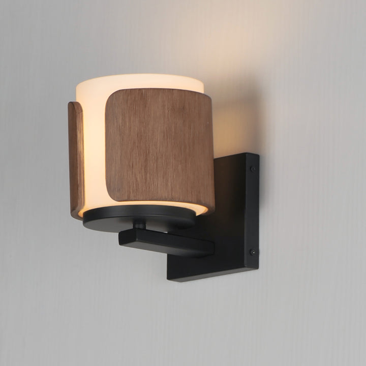 Draughtsman Wall Sconce Walnut / Black alternate view