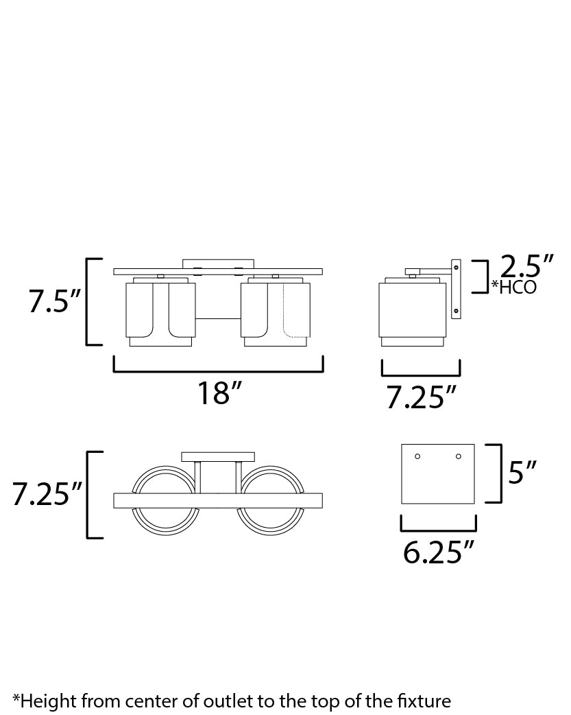 Draughtsman Bath Vanity dimensions diagram