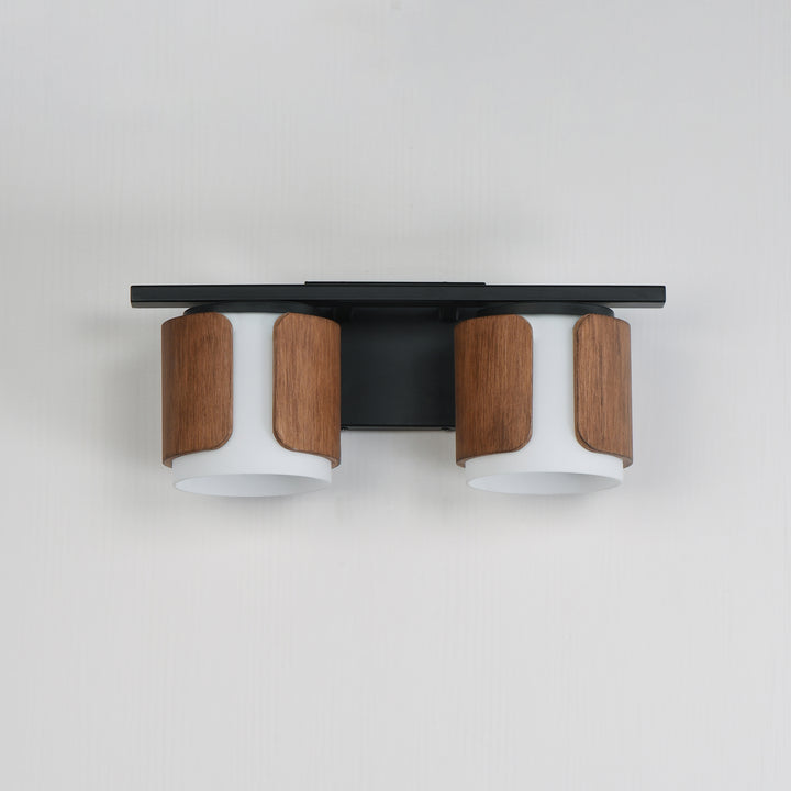 Draughtsman Bath Vanity Walnut / Black alternate view
