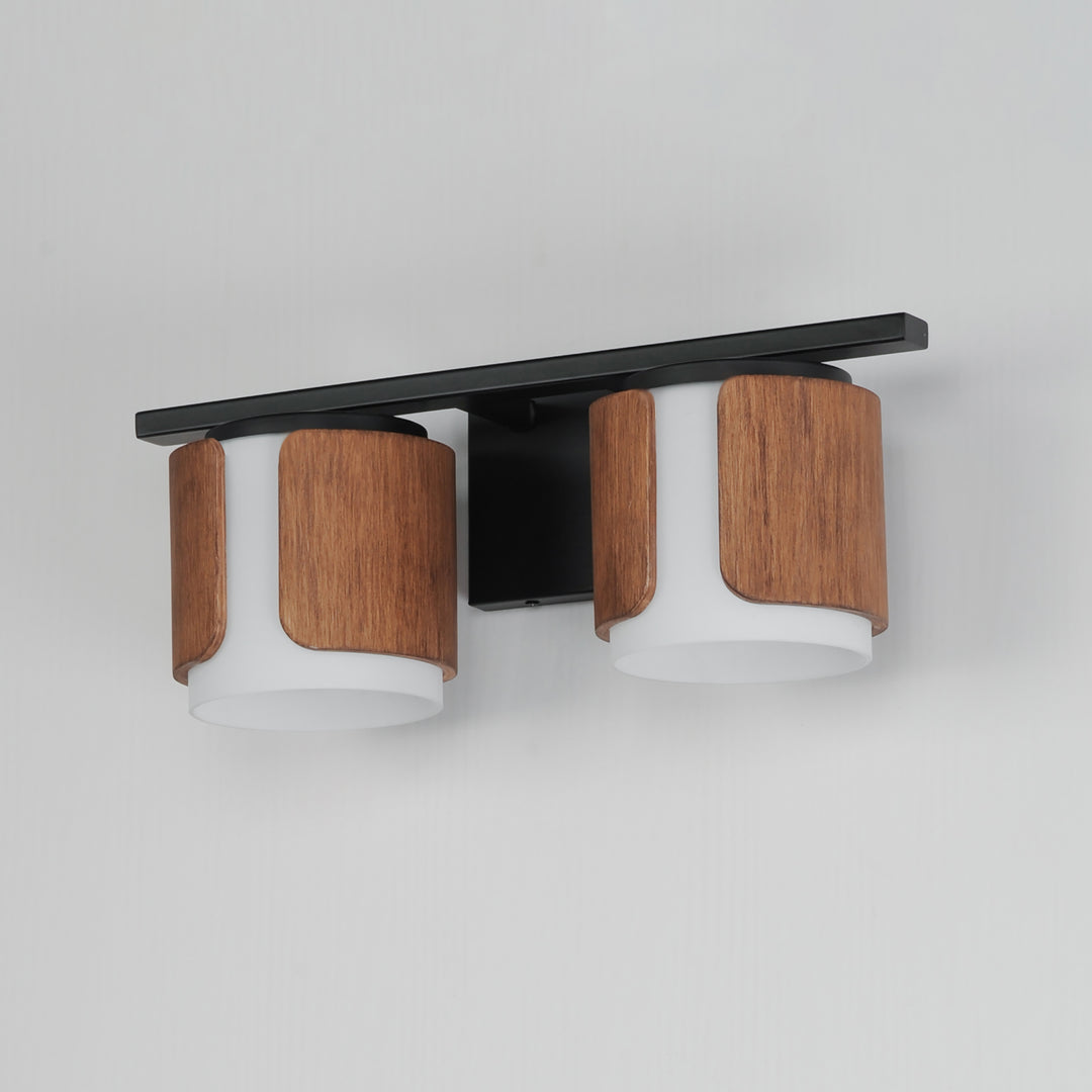 Draughtsman Bath Vanity Walnut / Black alternate view