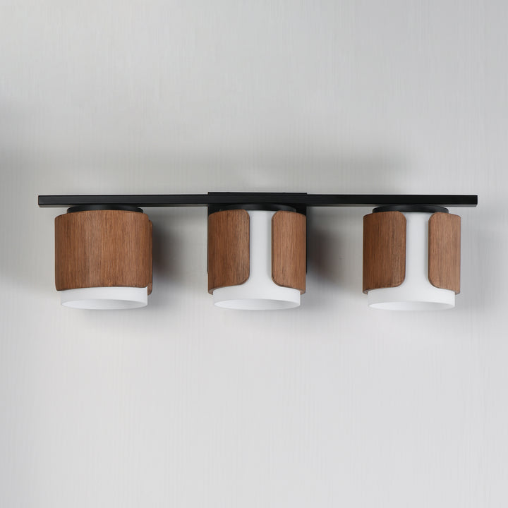 Draughtsman Bath Vanity Walnut / Black alternate view