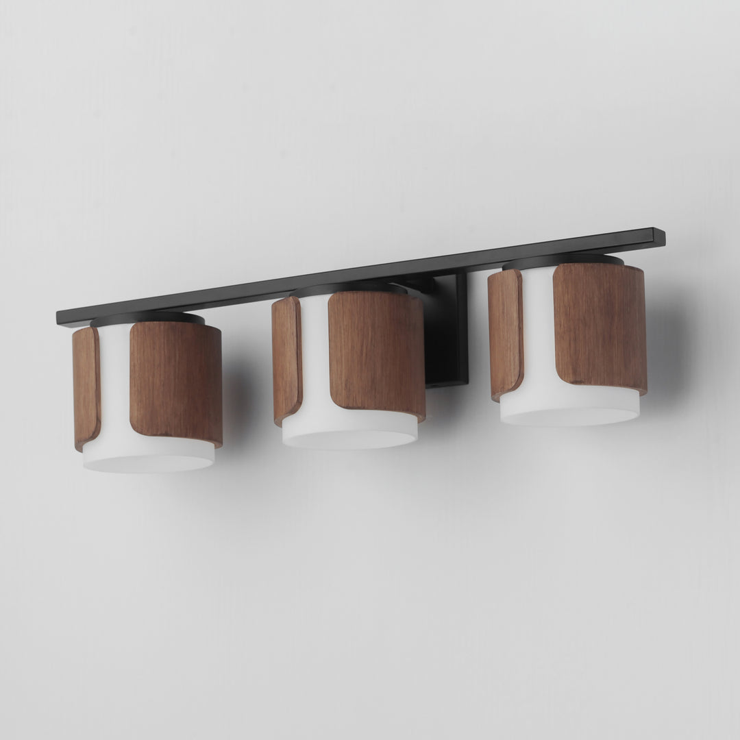 Draughtsman Bath Vanity Walnut / Black alternate view