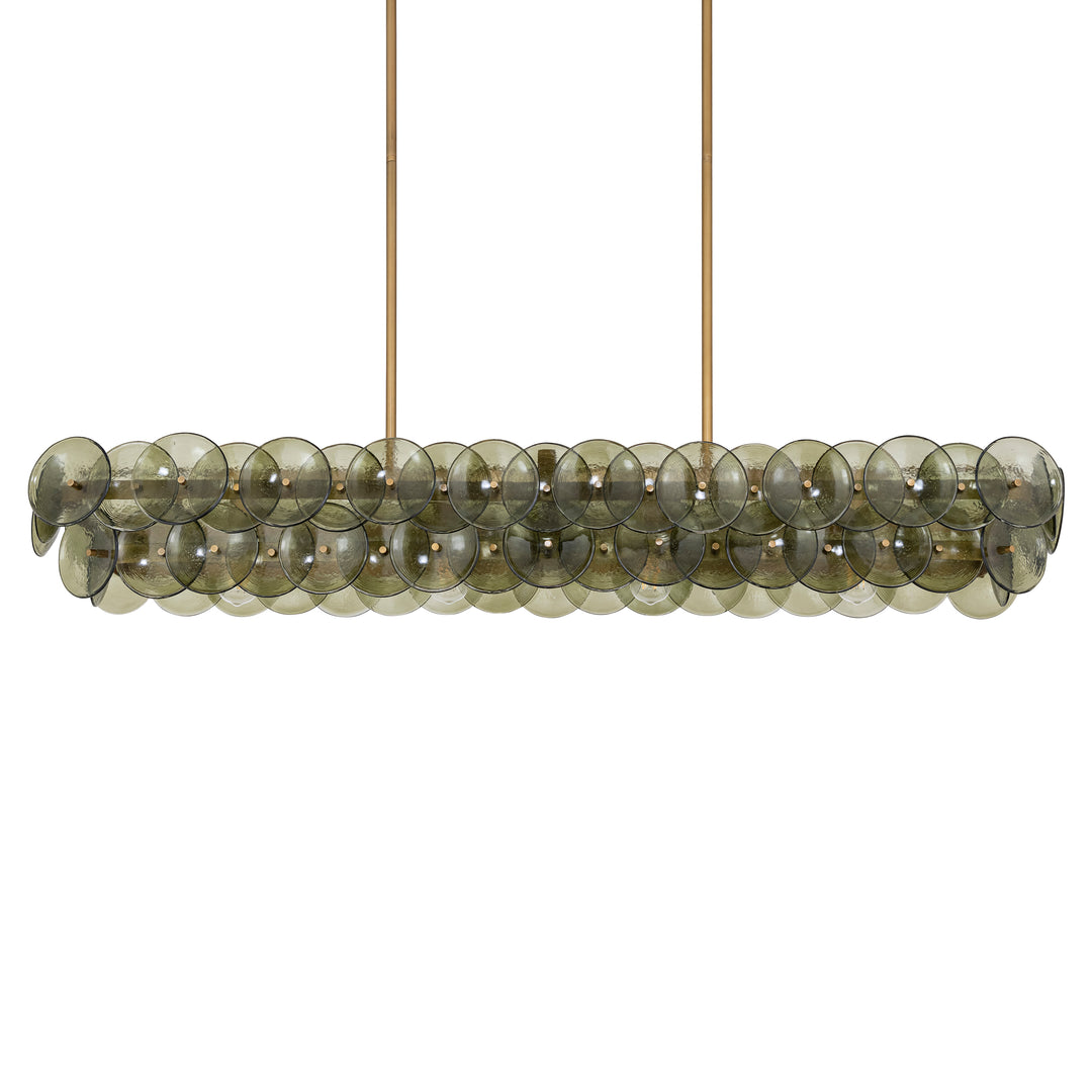 Loren 54" Linear Chandelier GNWBR alternate view