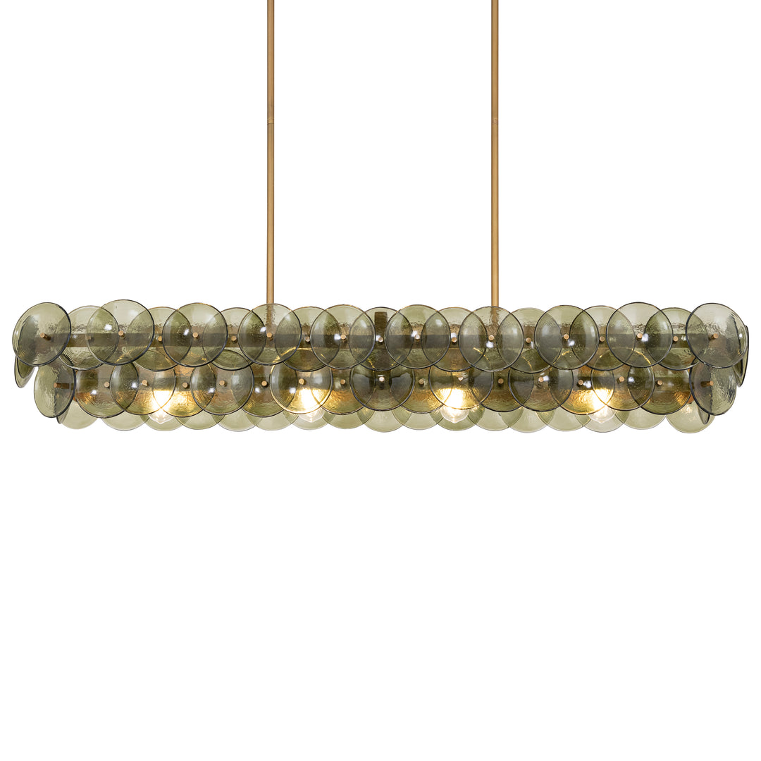 Loren 54" Linear Chandelier GNWBR alternate view
