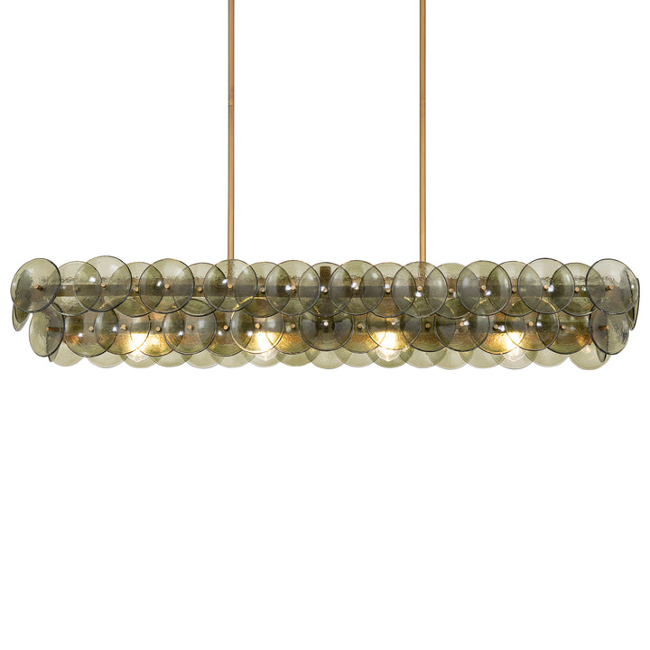 Loren 54" Linear Chandelier GNWBR alternate view
