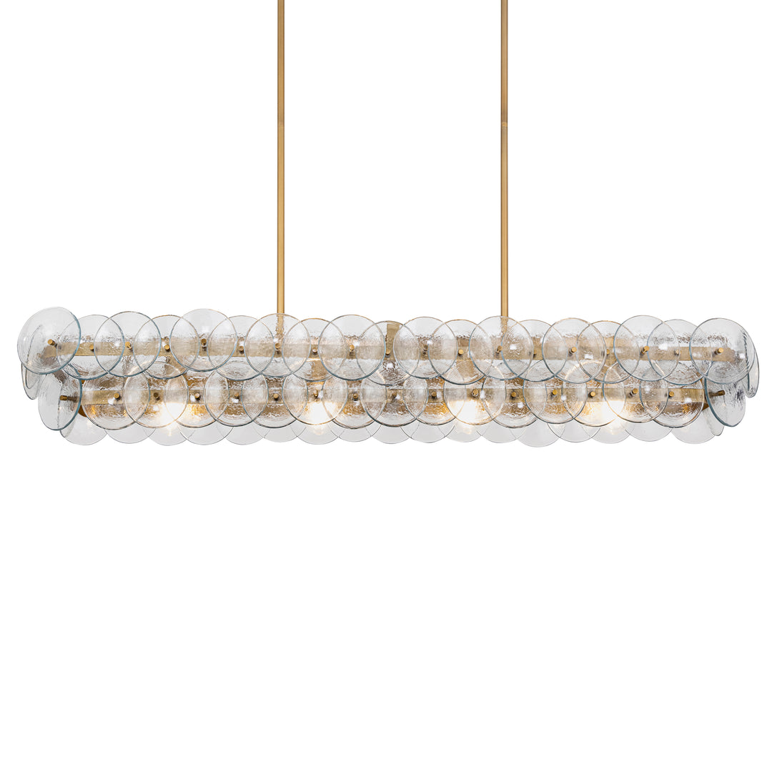 Loren 54" Linear Chandelier TCWBR alternate view