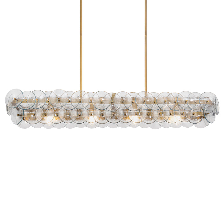 Loren 54" Linear Chandelier TCWBR alternate view