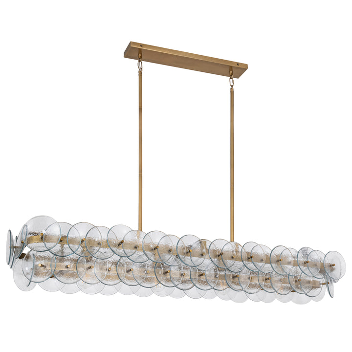 Loren 54" Linear Chandelier TCWBR alternate view