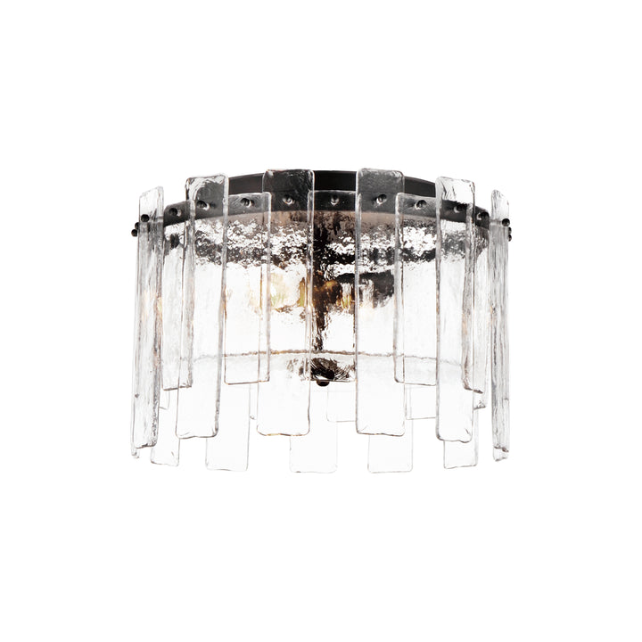 Warren 2-Light Flush Mount Aged / Dark Bronze