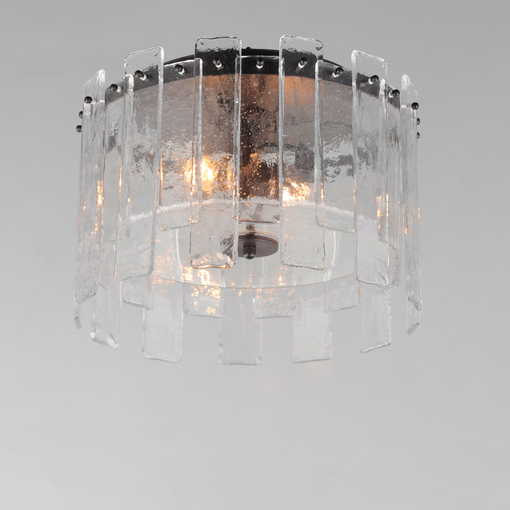 Warren 2-Light Flush Mount Aged / Dark Bronze alternate view