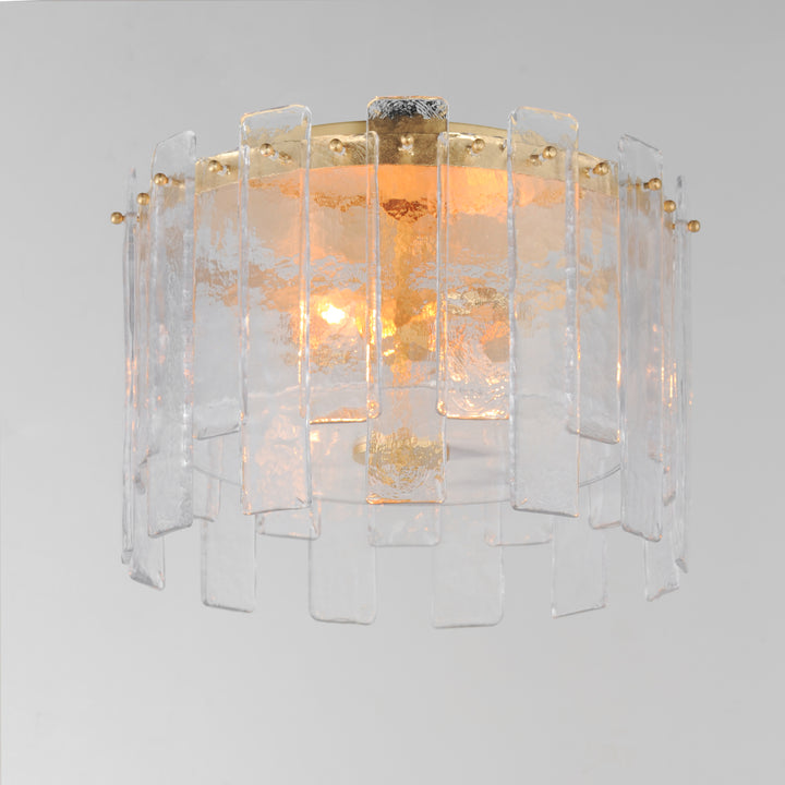 Warren 2-Light Flush Mount Aged / Gold Leaf alternate view