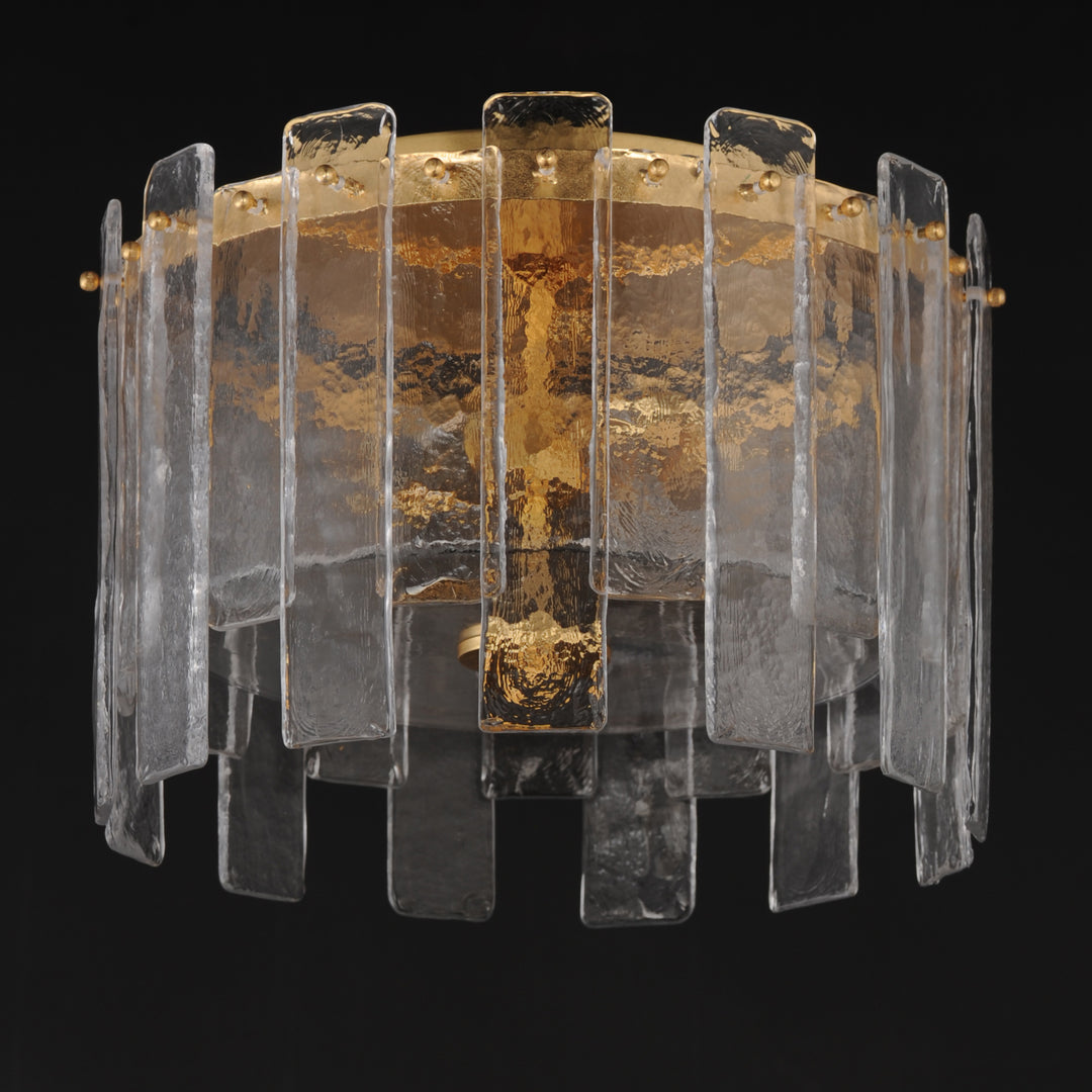 Warren 2-Light Flush Mount Aged / Gold Leaf alternate view