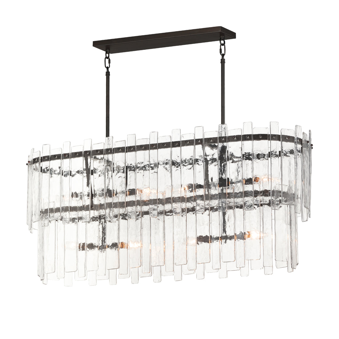 Warren 8-Light Linear Aged / Dark Bronze