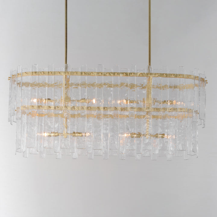 Warren 8-Light Linear Aged / Gold Leaf alternate view