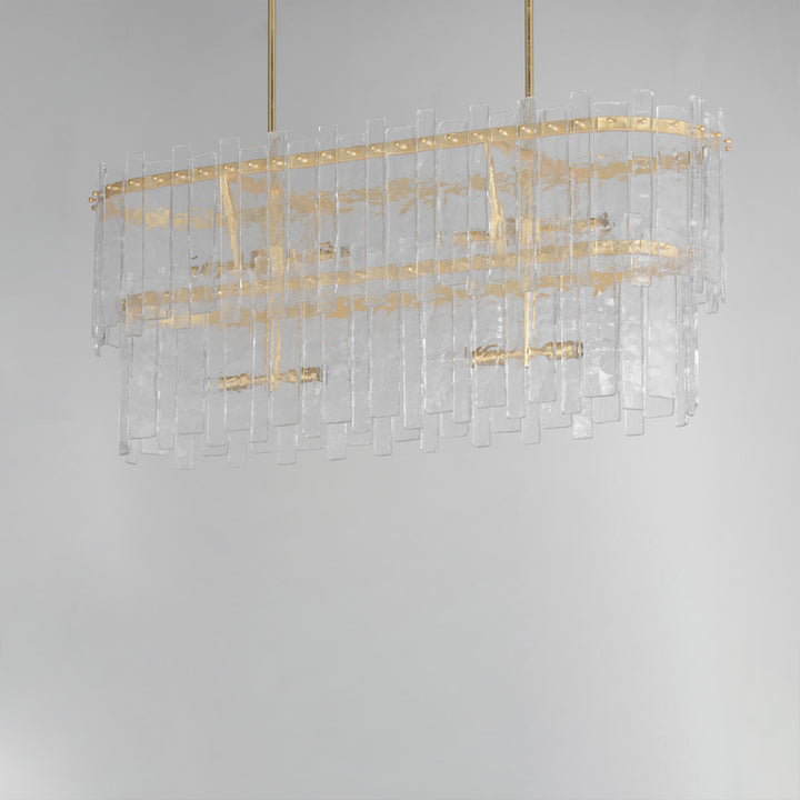 Warren 8-Light Linear Aged / Gold Leaf alternate view