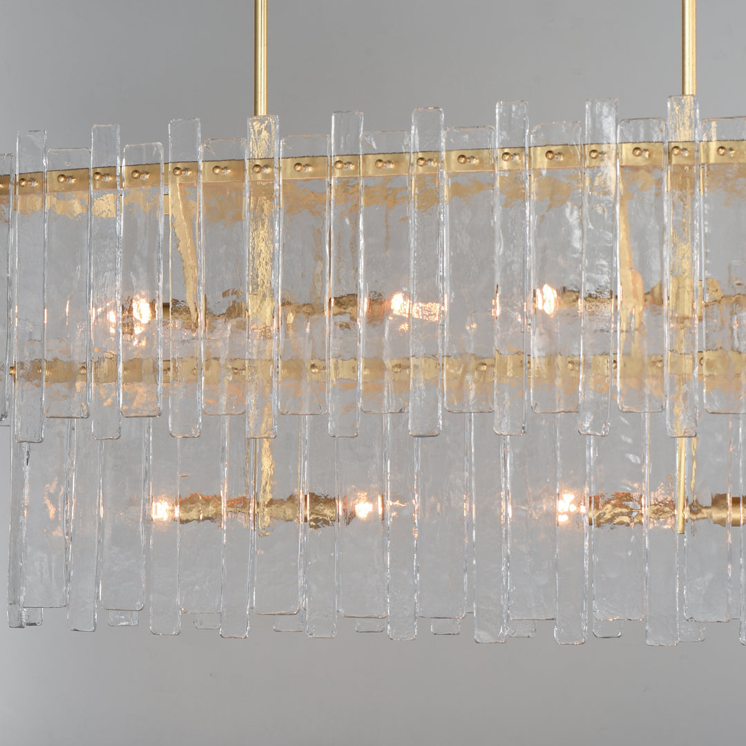 Warren 8-Light Linear Aged / Gold Leaf alternate view
