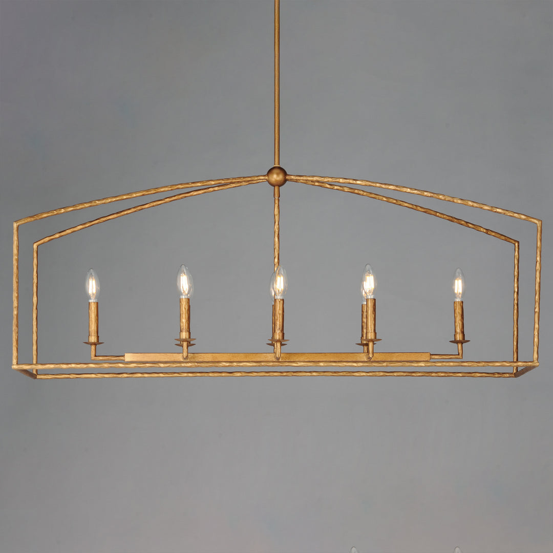Martel 8-Light Linear Chandelier EG alternate view