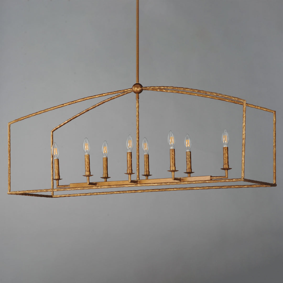 Martel 8-Light Linear Chandelier EG alternate view