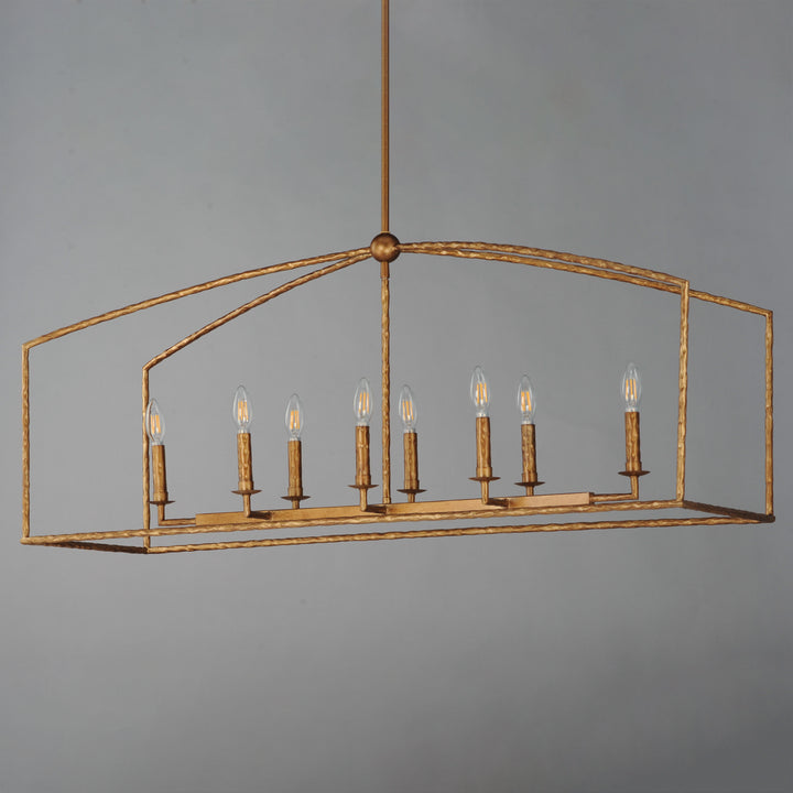 Martel 8-Light Linear Chandelier EG alternate view