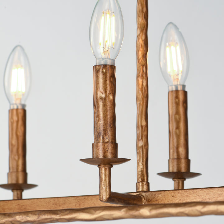Martel 8-Light Linear Chandelier EG alternate view