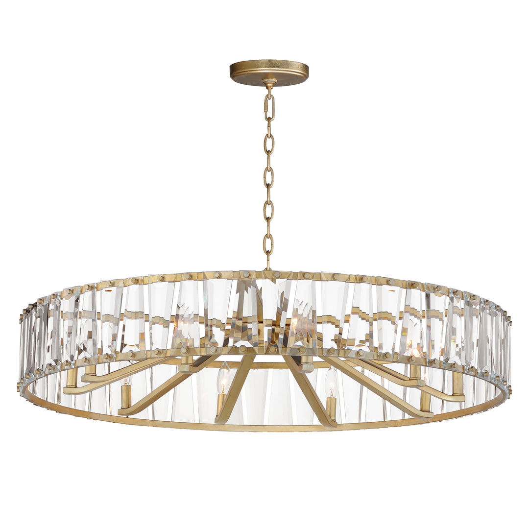 Odeon Chandelier Golden Silver