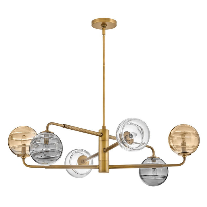 Oberon Large Adjustable Single Tier Chandelier