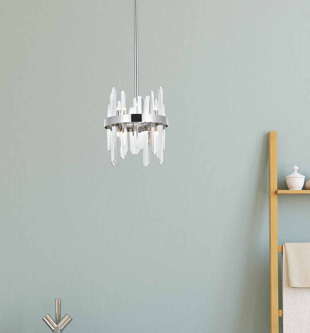 Serena Crystal Pendant by Elegant - view 8