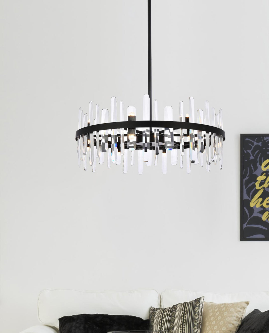 Serena Crystal Chandelier by Elegant - view 20