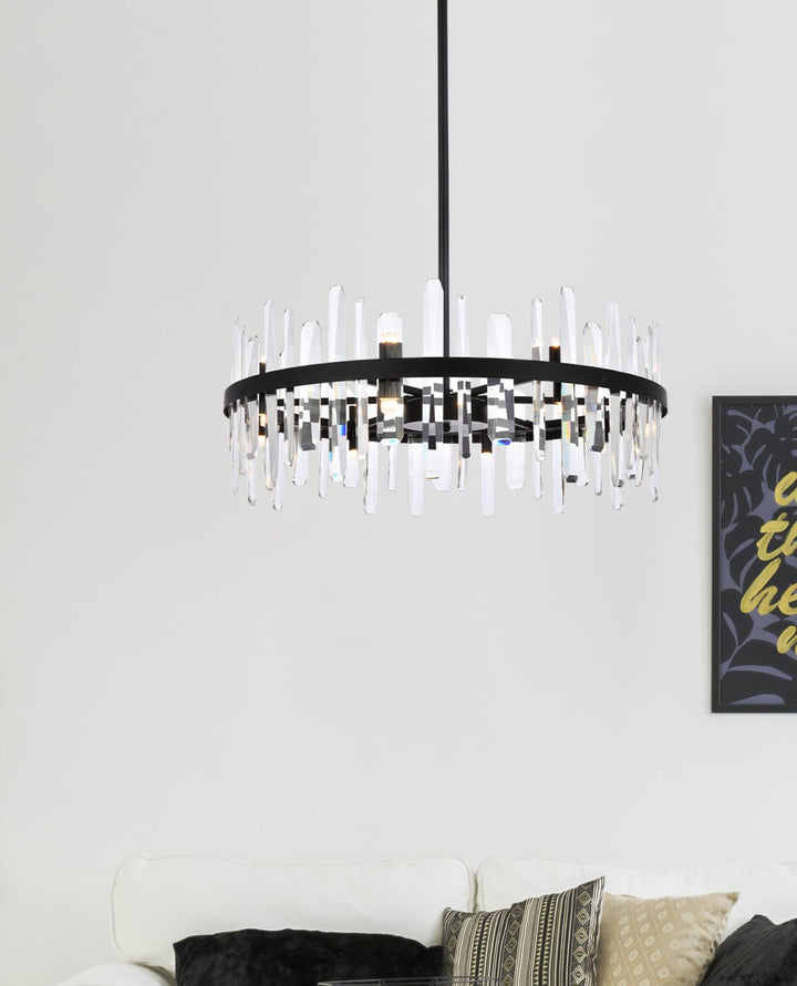 Serena Crystal Chandelier by Elegant - view 20