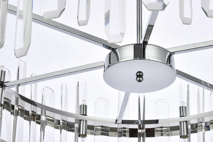Serena Crystal Chandelier by Elegant - view 29