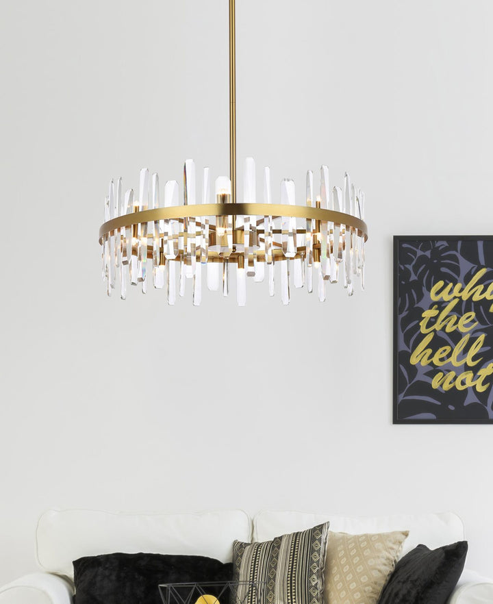 Serena Crystal Chandelier by Elegant - view 32