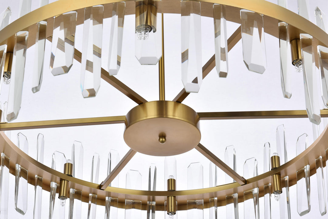 Serena Crystal Chandelier by Elegant - view 35