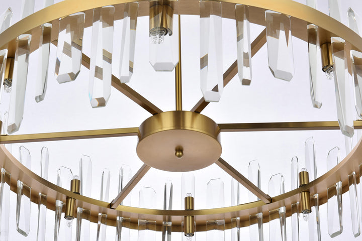 Serena Crystal Chandelier by Elegant - view 35