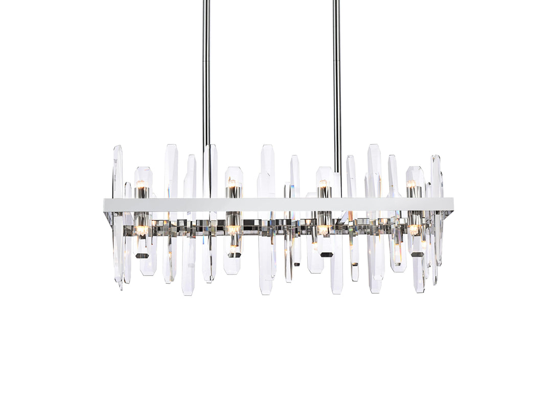 Serena Crystal Chandelier by Elegant - view 9