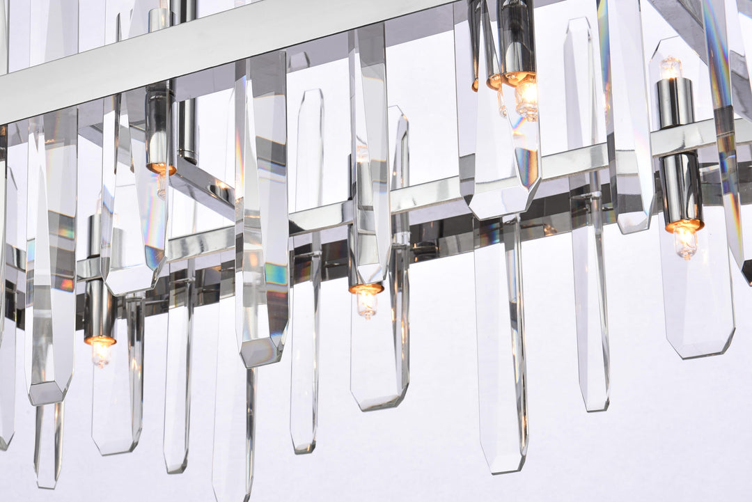 Serena Crystal Chandelier by Elegant - view 10