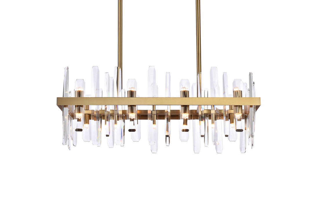 Serena Crystal Chandelier by Elegant - view 15