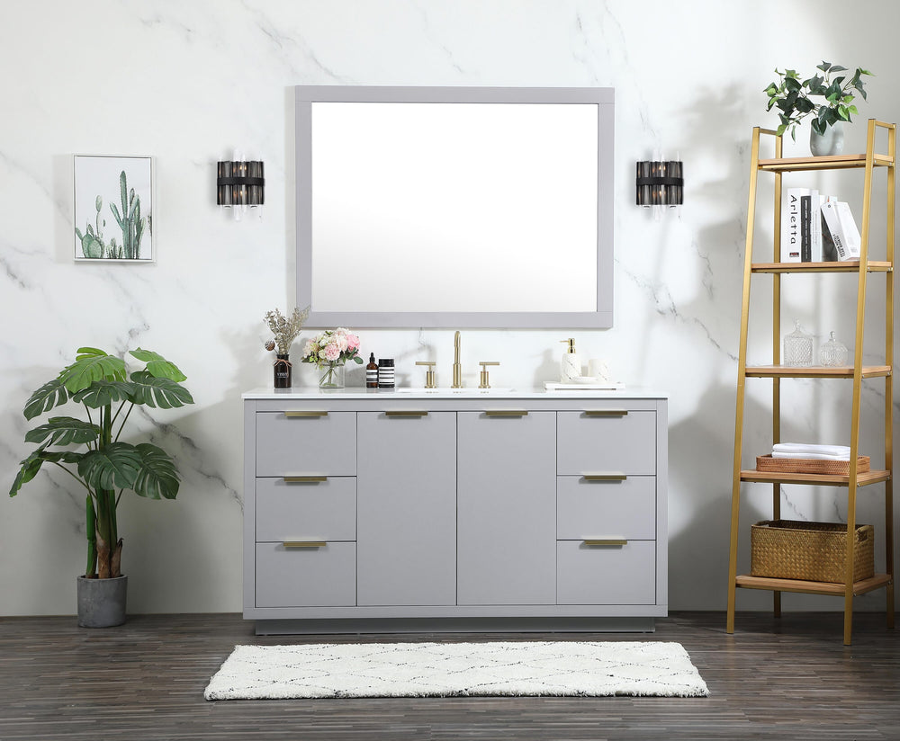 Serena Crystal Vanity Light by Elegant - view 2