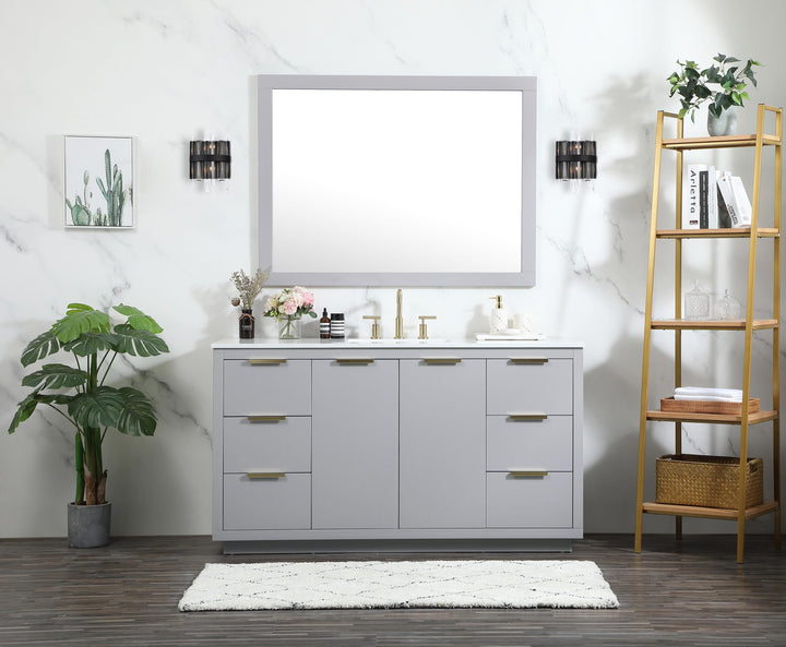 Serena Crystal Vanity Light by Elegant - view 2