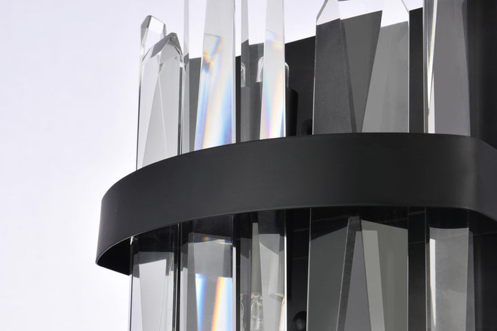 Serena Crystal Vanity Light by Elegant - view 6