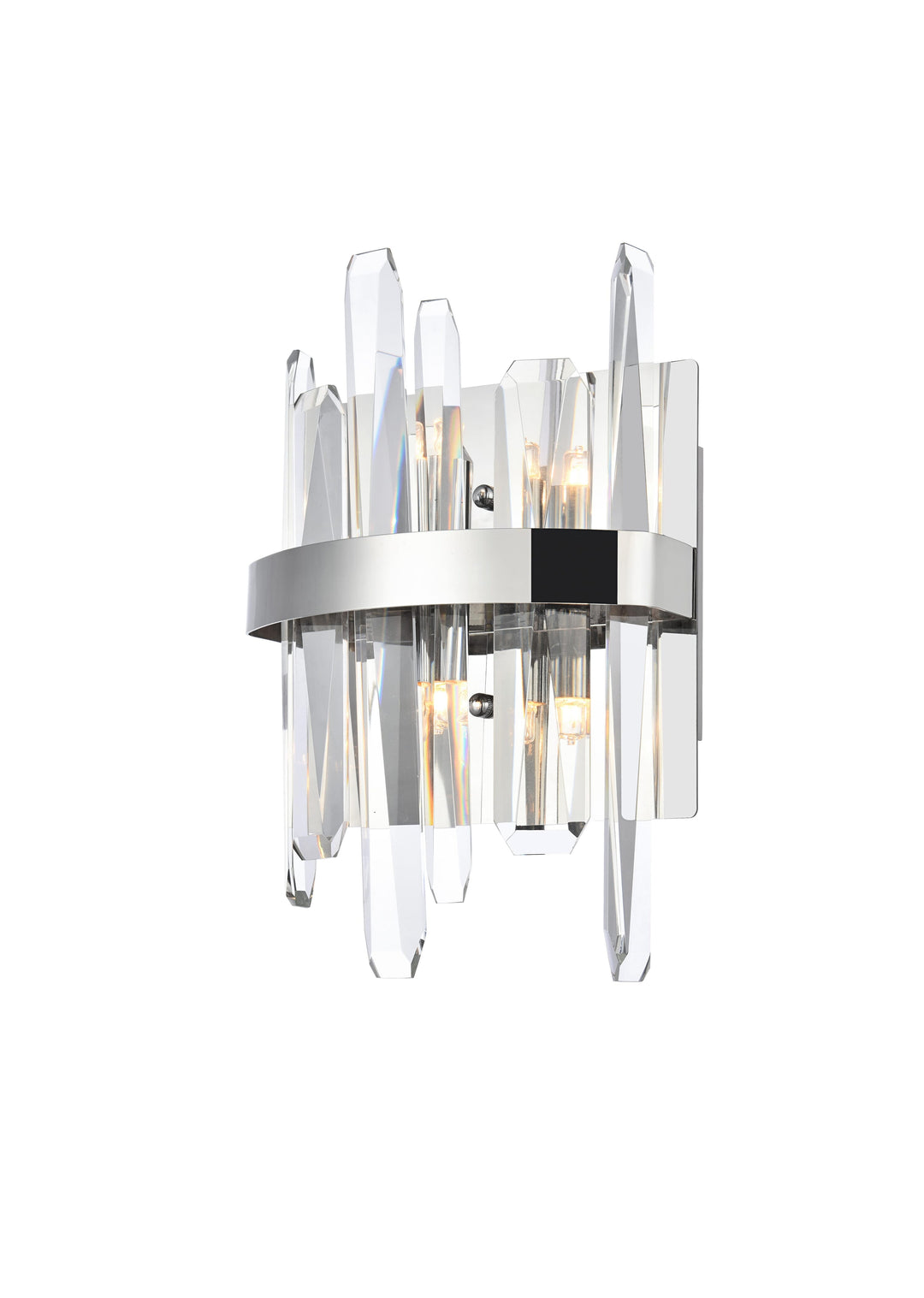 Serena Crystal Vanity Light by Elegant - view 9