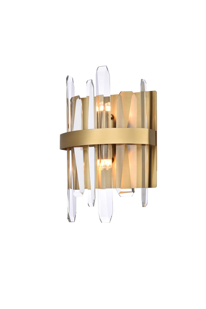 Serena Crystal Vanity Light by Elegant - view 15